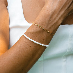 GIRLY PEARLY  BRACELET